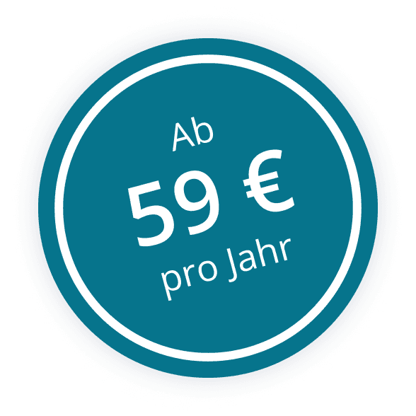 Ab 59 € pro Jahr