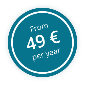 from €49 per year